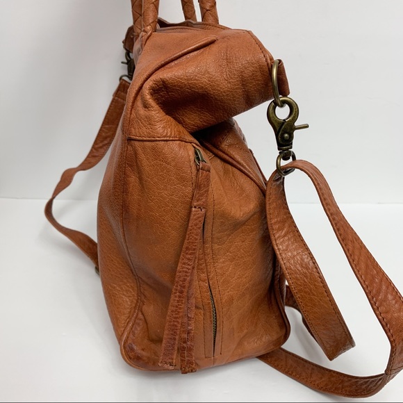 Anthropologie Day & Mood Phoebe Leather Tote Bag - Picture 9 of 12
